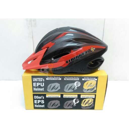 a helmet for the cyclist