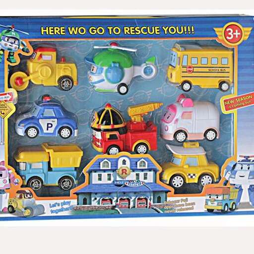 a box of toys from the 1970s.
