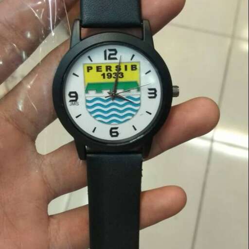 watch with the flag on the wrist