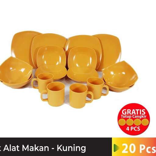 coffee cups in yellow and brown