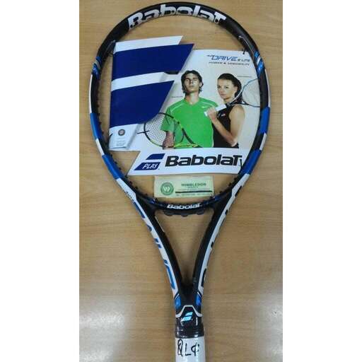 a tennis racket with a picture of a tennis player.