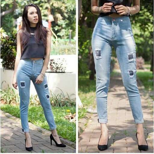 jeans with a crop top