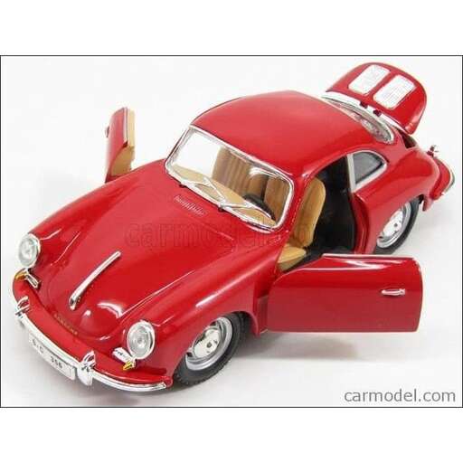 a red car with a door open.