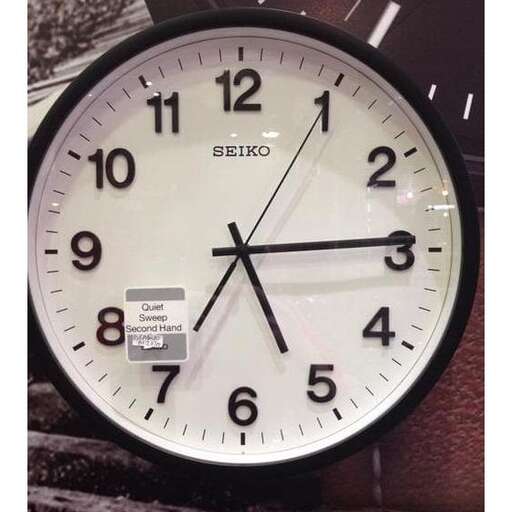 a clock with the time on it is about 4 : 30