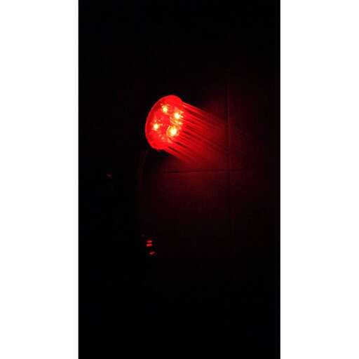 the red light in the dark