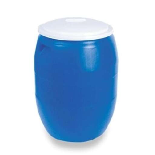 blue mason jar with lid and lid.