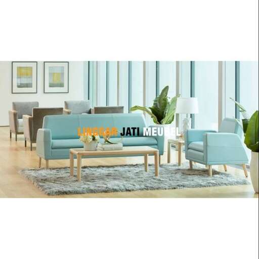 a modern living room with a modern design