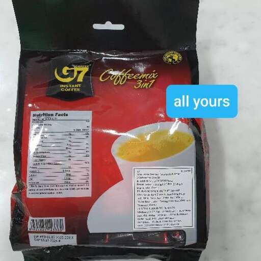 a bag of food that is packed with a drink