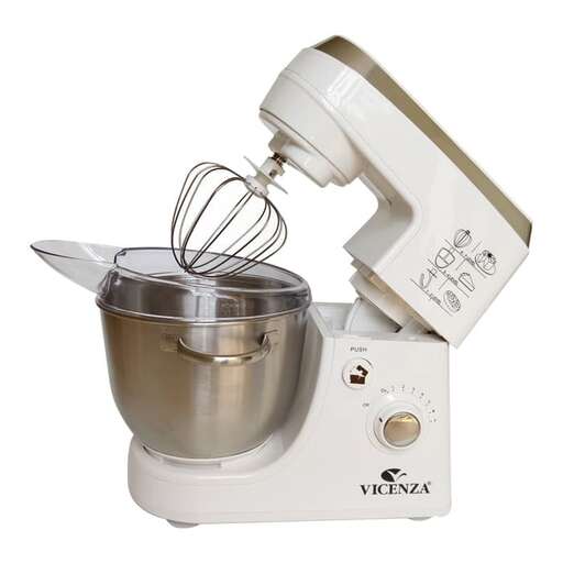 a mixer with a mixer and a mixer on a white background.