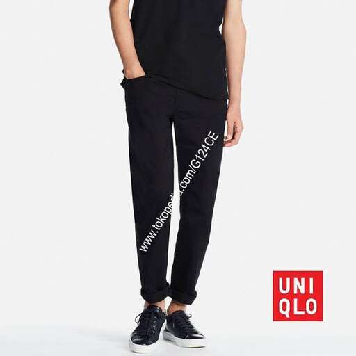 a pair of black trousers