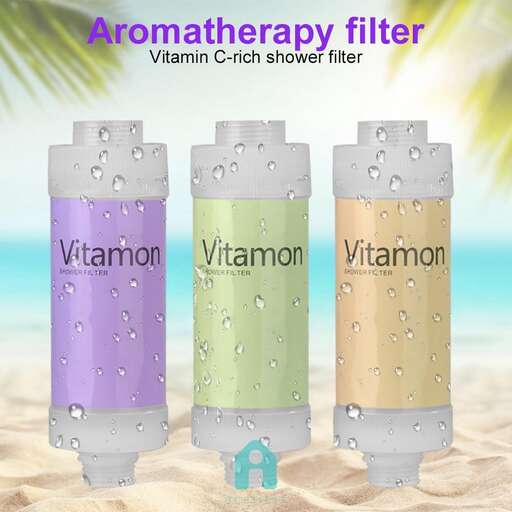 healthy water bottle with a palm tree on the beach