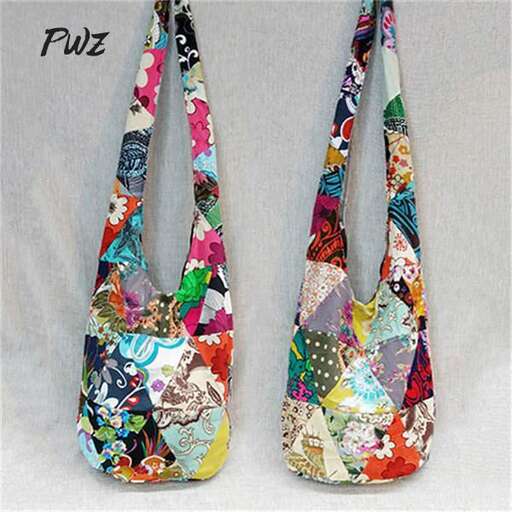 a bag made from recycled plastic bags.