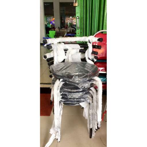 a chair made from plastic.