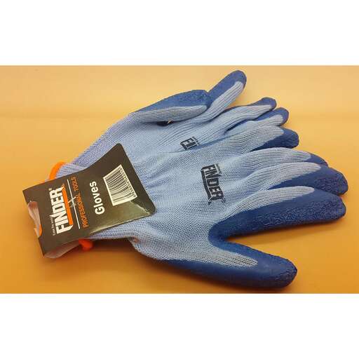 a pair of gloves with orange trim.