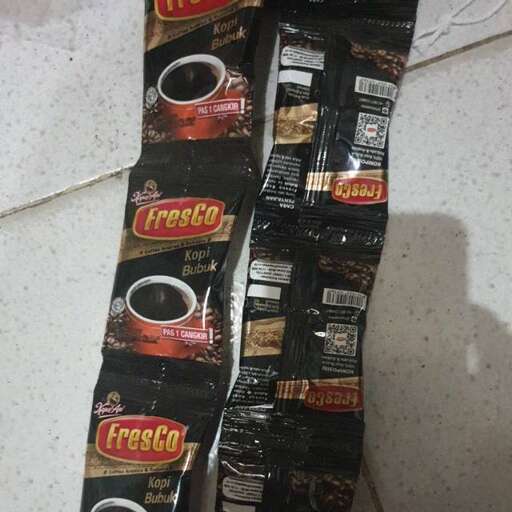 a bag of snacks wrapped in plastic.