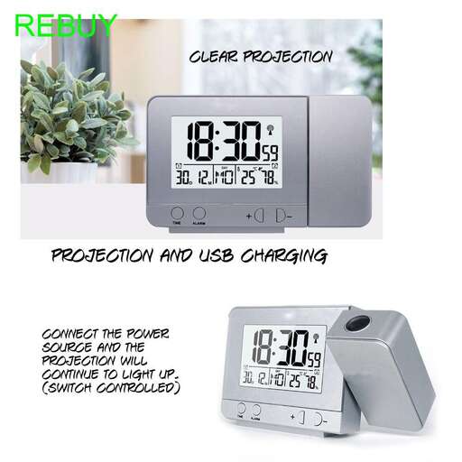 a digital clock with a digital display and a digital clock.
