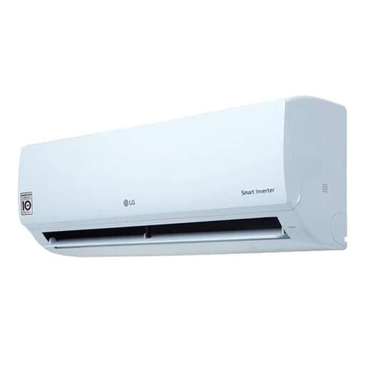 a large white air conditioner on a white background.