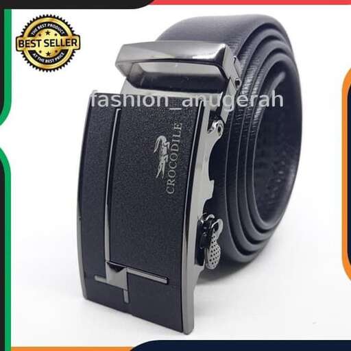 a black leather belt with a black band on it.