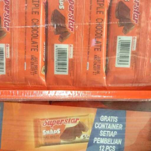 a close up of the package of snacks