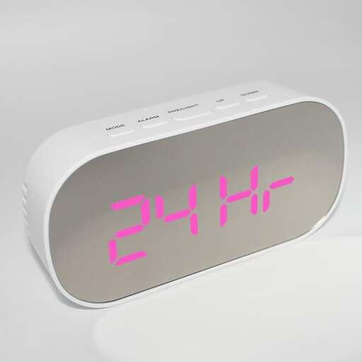 a light box with a pink glow on it.
