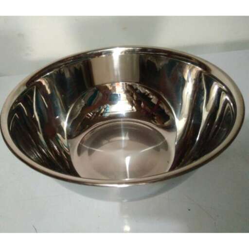stainless steel bowl with a single bowl