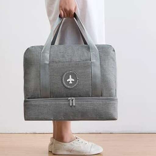 the bag is made from recycled materials.
