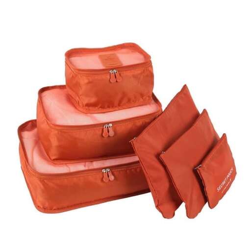 the red leather bags are available in colors and sizes.