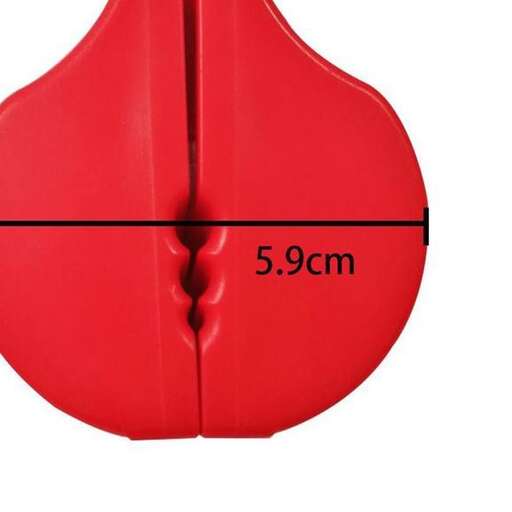 the height of the red circle