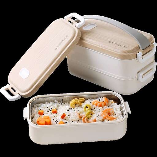 a lunch box with a lid and a lid.