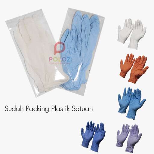 a plastic bag with a plastic bag and gloves.