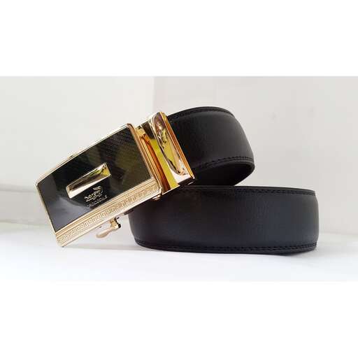 leather belt with a leather strap