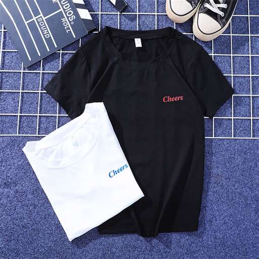 a shirt and bag on a blue carpet