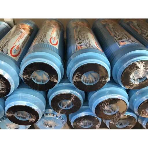 the wall of water bottles in the garage.