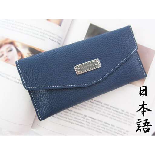 wallet in a leather case