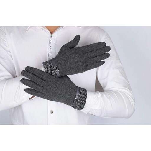 a pair of gloves with a white shirt.