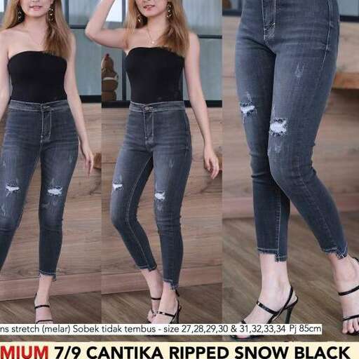 jeans with a black top