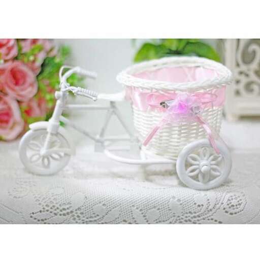 a bicycle with a basket