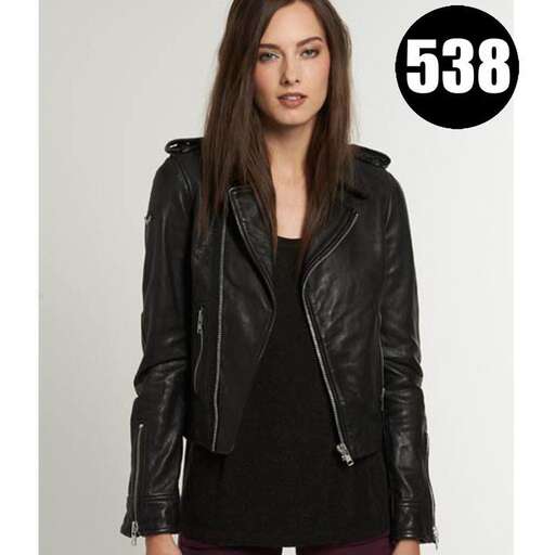 leather jacket with a hood