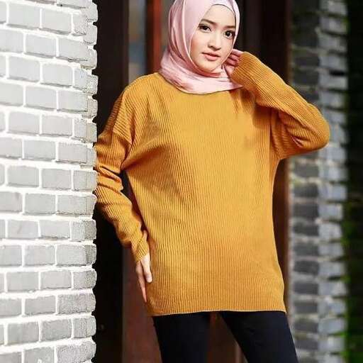 sweater with a scarf and leggings