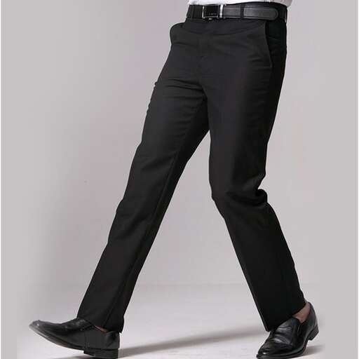black mens pants with a black belt
