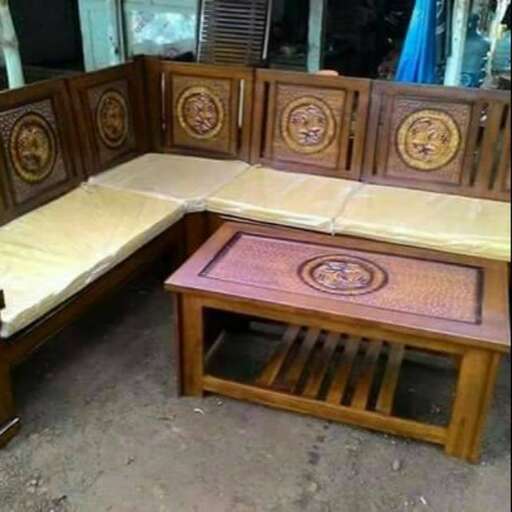 a pair of chairs in a house