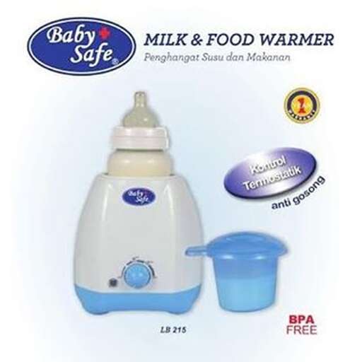 a baby bottle and a container of milk.