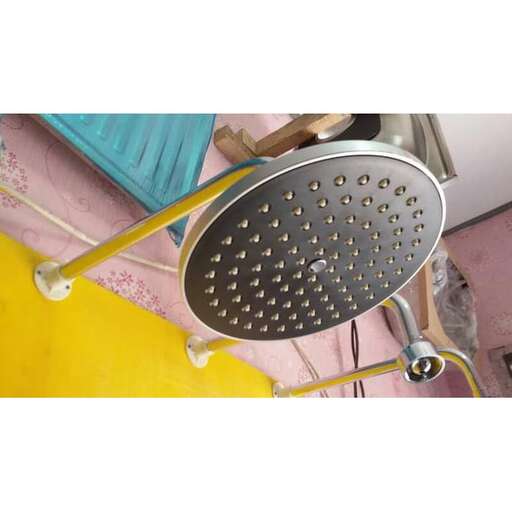 how to make a shower head from a metal sink