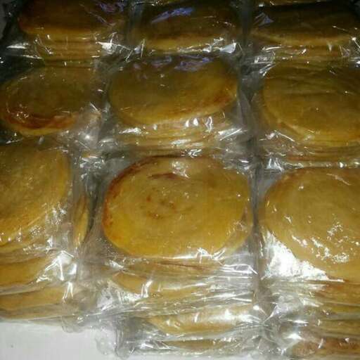 a bunch of food wrapped in plastic wrap.