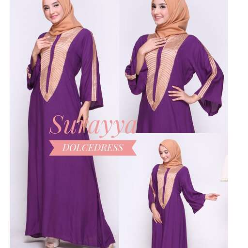 women's dress in purple