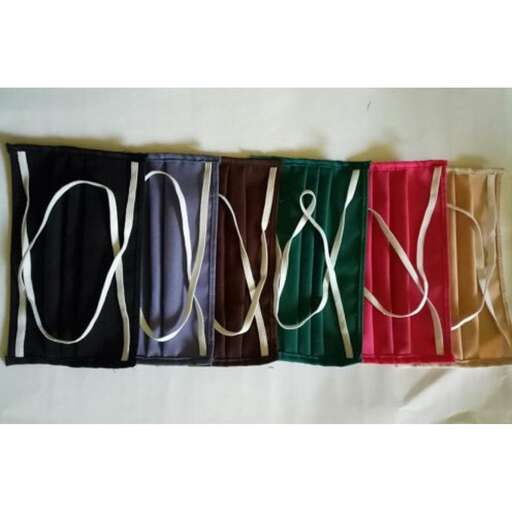 a row of colorful bags