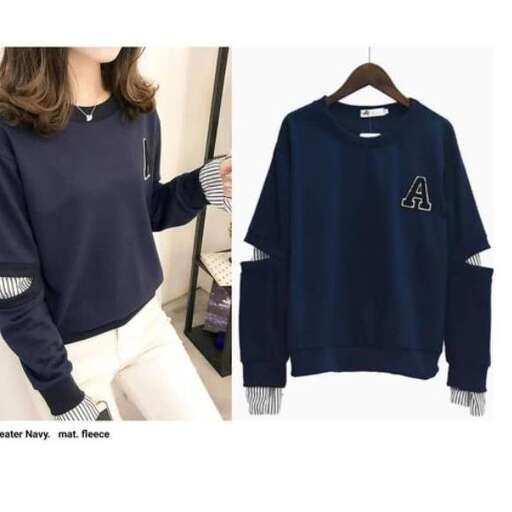 a shirt that has the letter a on it.