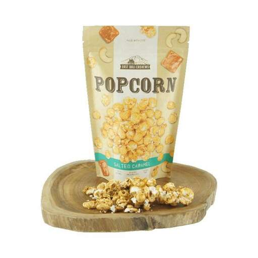 popcorn in a bag - -