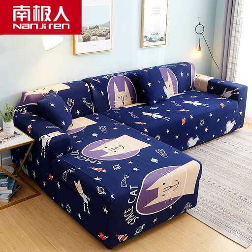 a living room with a sofa and a table
