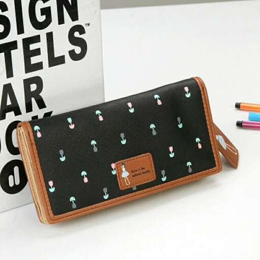 a small purse with a cute design.